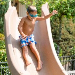 SR Smith Typhoon Pool Slide, Right Turn, Sandstone 15 SR Smith Typhoon Pool Slide, Right Turn, Sandstone -Haris Pool Shop 4068 sand april2023b