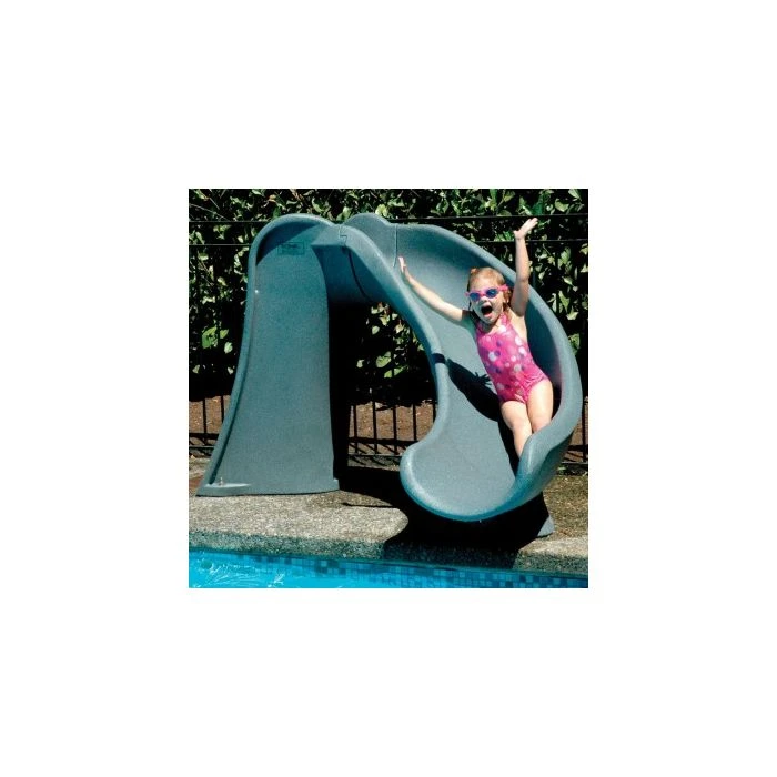 SR Smith Cyclone Swimming Pool Slide, Gray 2 SR Smith Cyclone Swimming Pool Slide, Gray - Image 2