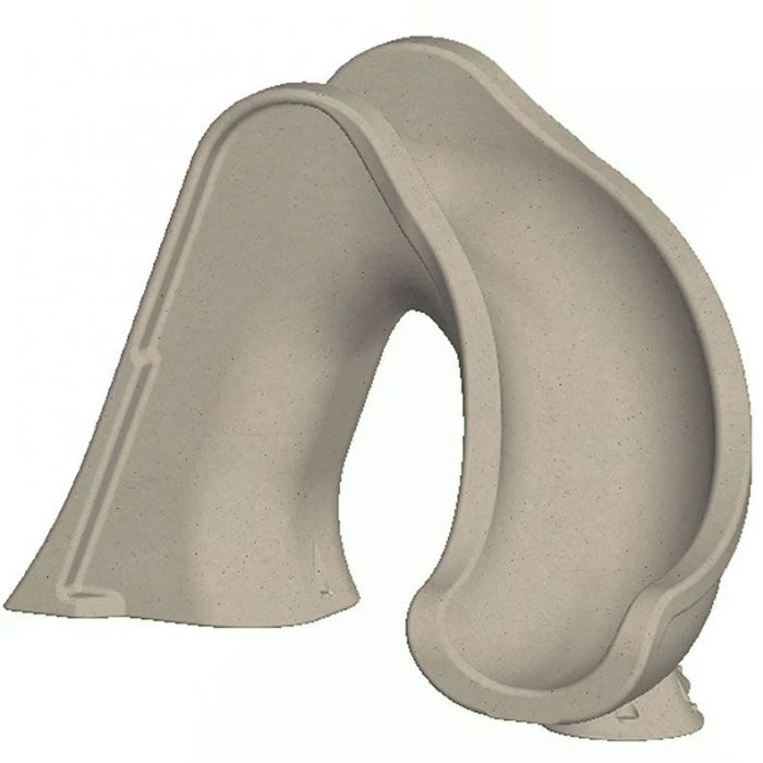 Global Pool Products Splash Pool Slide, Right Turn, Sandstone 1 Global Pool Products Splash Pool Slide, Right Turn, Sandstone