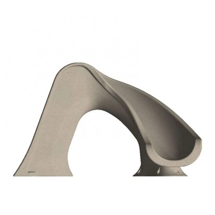 Global Pool Products Splash Pool Slide, Right Turn, Sandstone 4 Global Pool Products Splash Pool Slide, Right Turn, Sandstone - Image 4