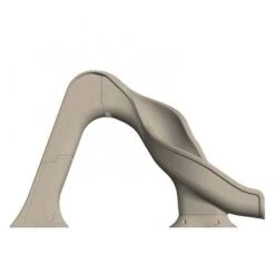 Global Pool Products Rip Tide Pool Slide, Right Turn, Grey -Haris Pool Shop 90172 c sq