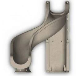 Global Pool Products Rip Tide Pool Slide, Left Turn, Grey -Haris Pool Shop 90172 e sq 2