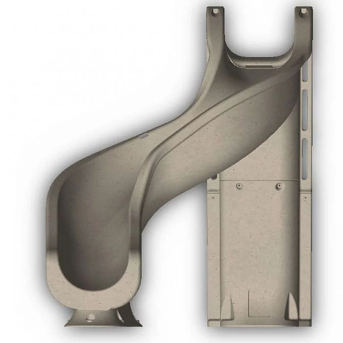 Global Pool Products Rip Tide Pool Slide, Right Turn, Sandstone 6 Global Pool Products Rip Tide Pool Slide, Right Turn, Sandstone - Image 6