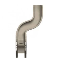 Global Pool Products Rip Tide Pool Slide, Left Turn, Grey -Haris Pool Shop 90172 f sq 2